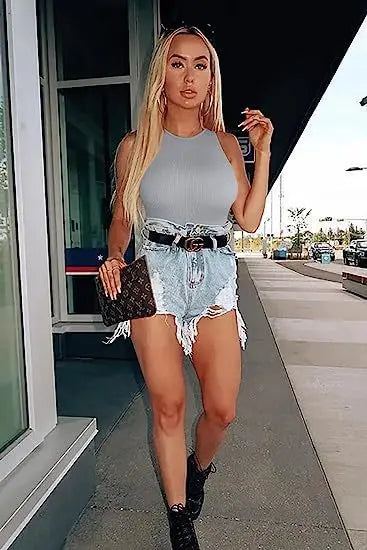 Essential Ribbed Bodysuit - Dollella