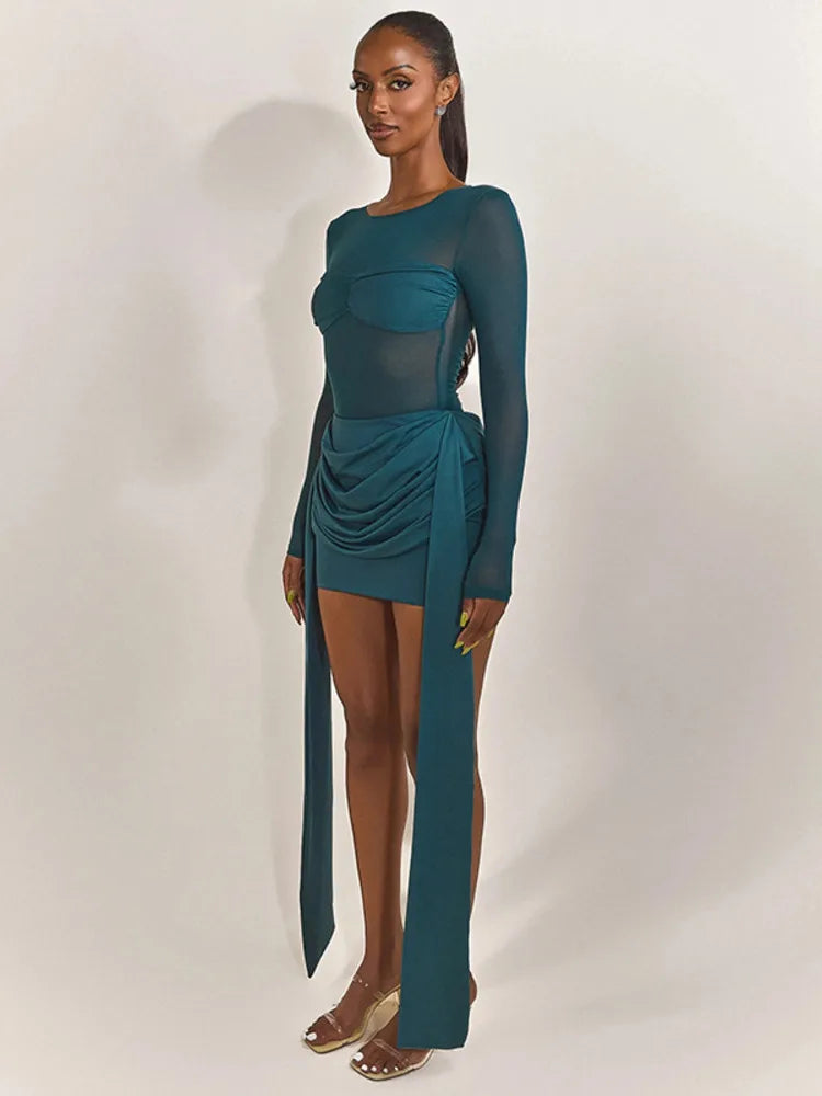 Ruched Mesh Mini - Dollella