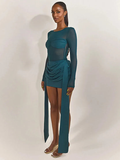 Ruched Mesh Mini - Dollella