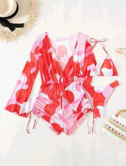 Sunburst Splash Swim & Cover-Up Set