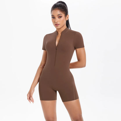 FlexZip One-Piece Sports Romper - Dollella