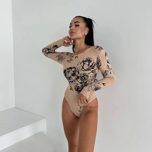 Sheer Bloom Bodysuit