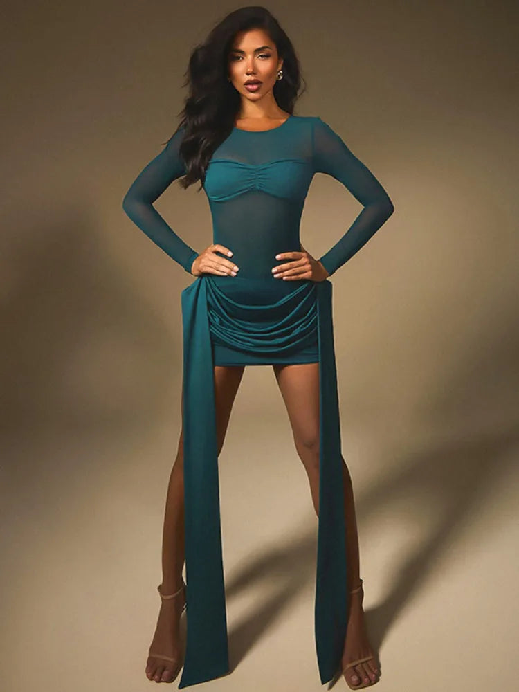 Ruched Mesh Mini - Dollella