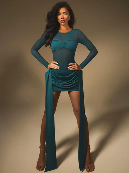 Ruched Mesh Mini - Dollella