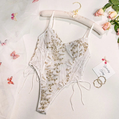 Whispering Wings Lace bodysuit Dollella