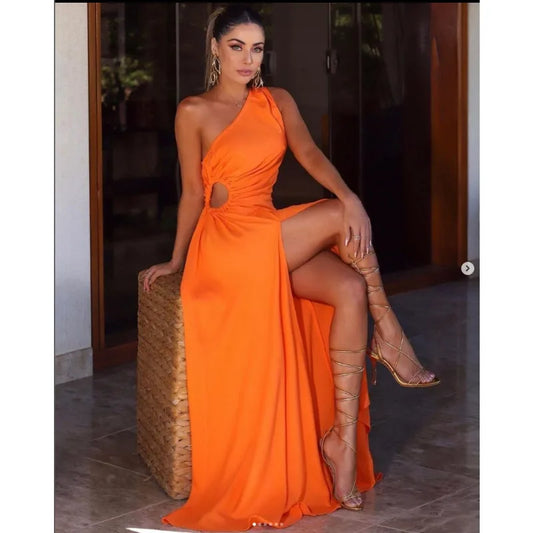 Sunset Elegance Maxi Dress