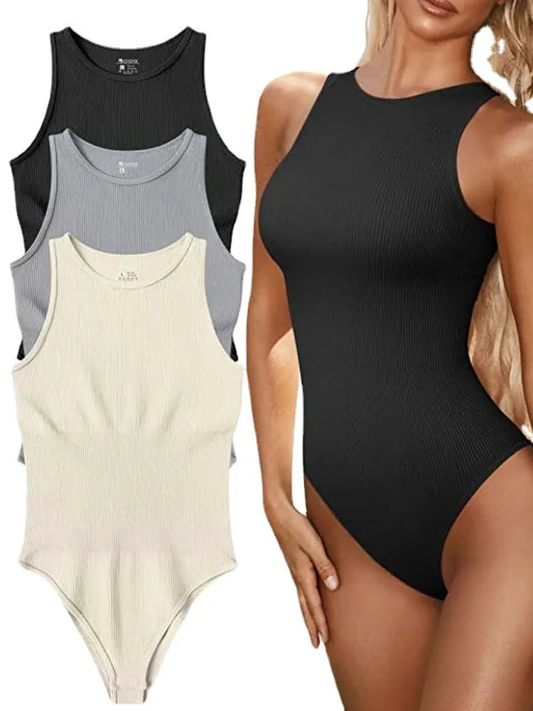 Essential Ribbed Bodysuit - Dollella