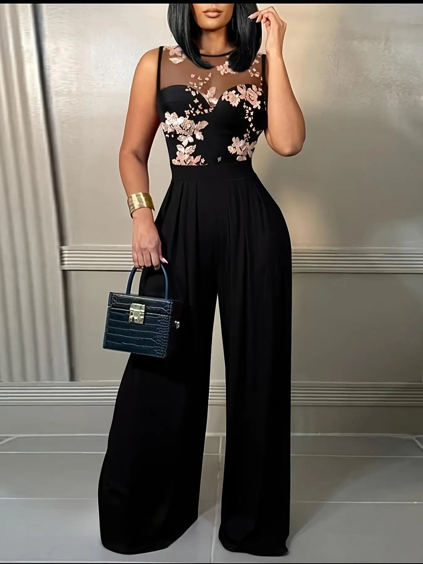 Delicate Bloom Jumpsuit - Dollella