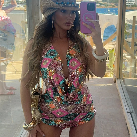 Glitterbomb Halter & Shorts