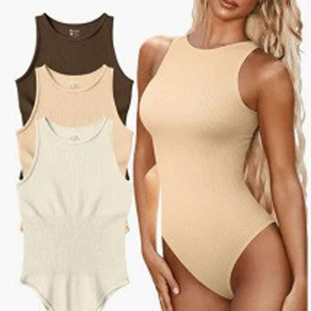 Essential Ribbed Bodysuit - Dollella