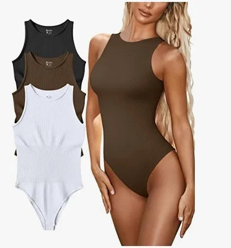 Essential Ribbed Bodysuit - Dollella