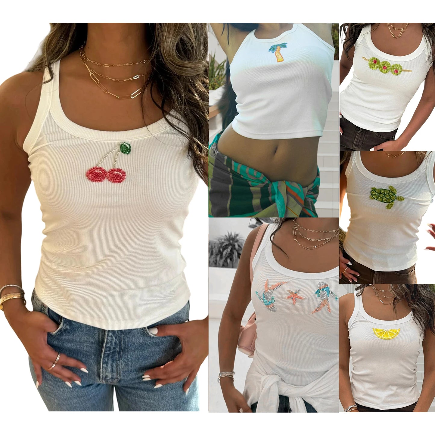 Bead & Bloom Tank - Dollella