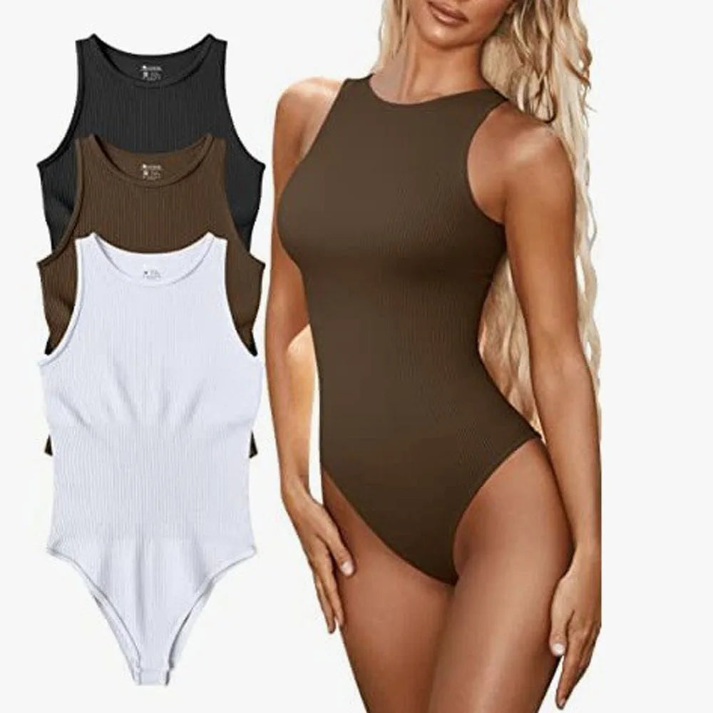 Essential Ribbed Bodysuit - Dollella