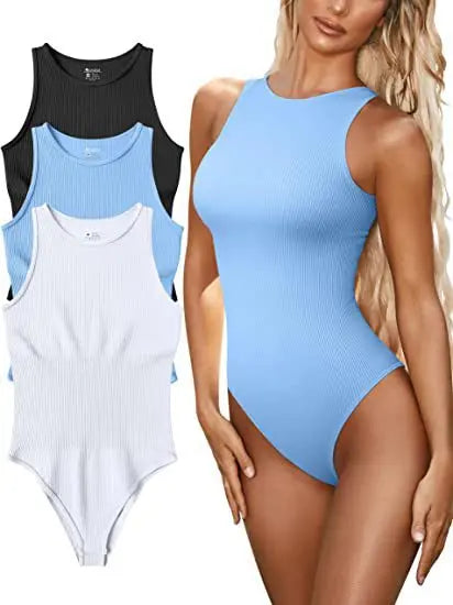Essential Ribbed Bodysuit - Dollella