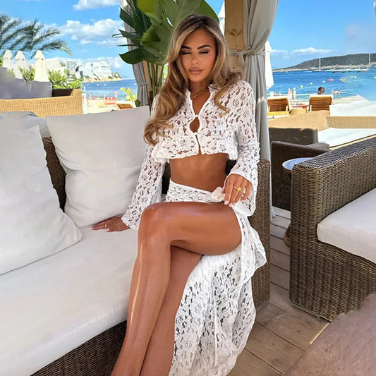 Romantic Lace Two-Piece Set