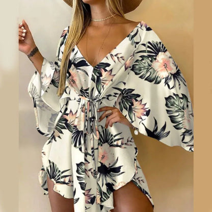 Breezy Batwing Belted Mini