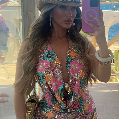 Glitterbomb Halter & Shorts