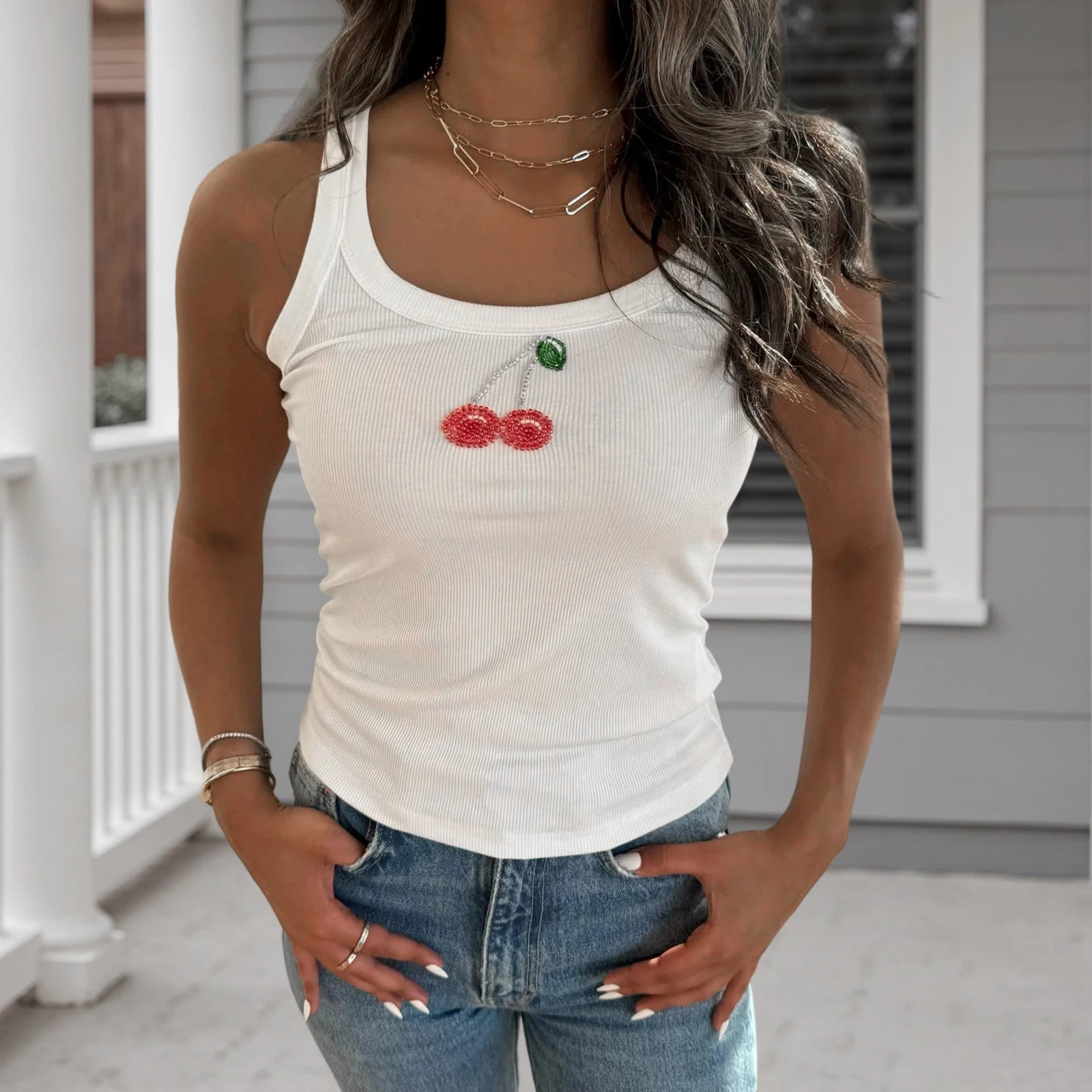 Bead & Bloom Tank - Dollella