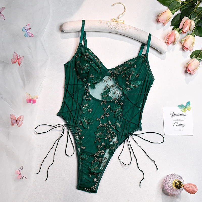 Whispering Wings Lace bodysuit Dollella