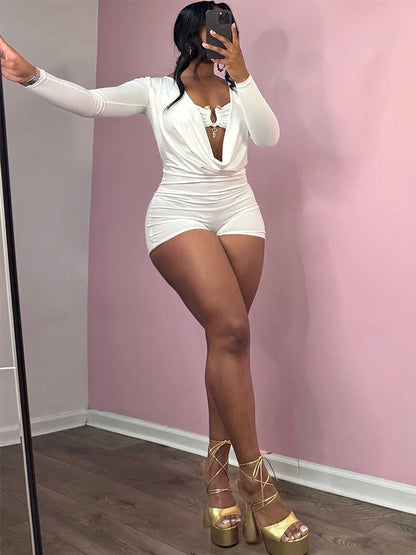 Buckle Charm Playsuit