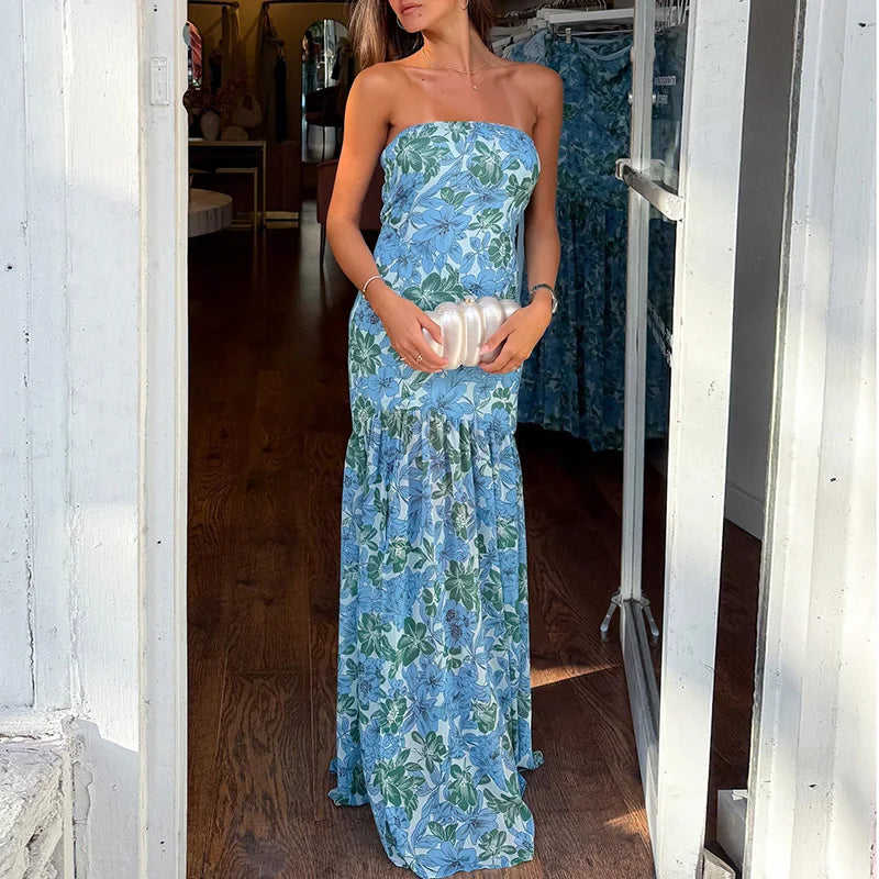 Floral Fantasy Maxi Dress Dollella