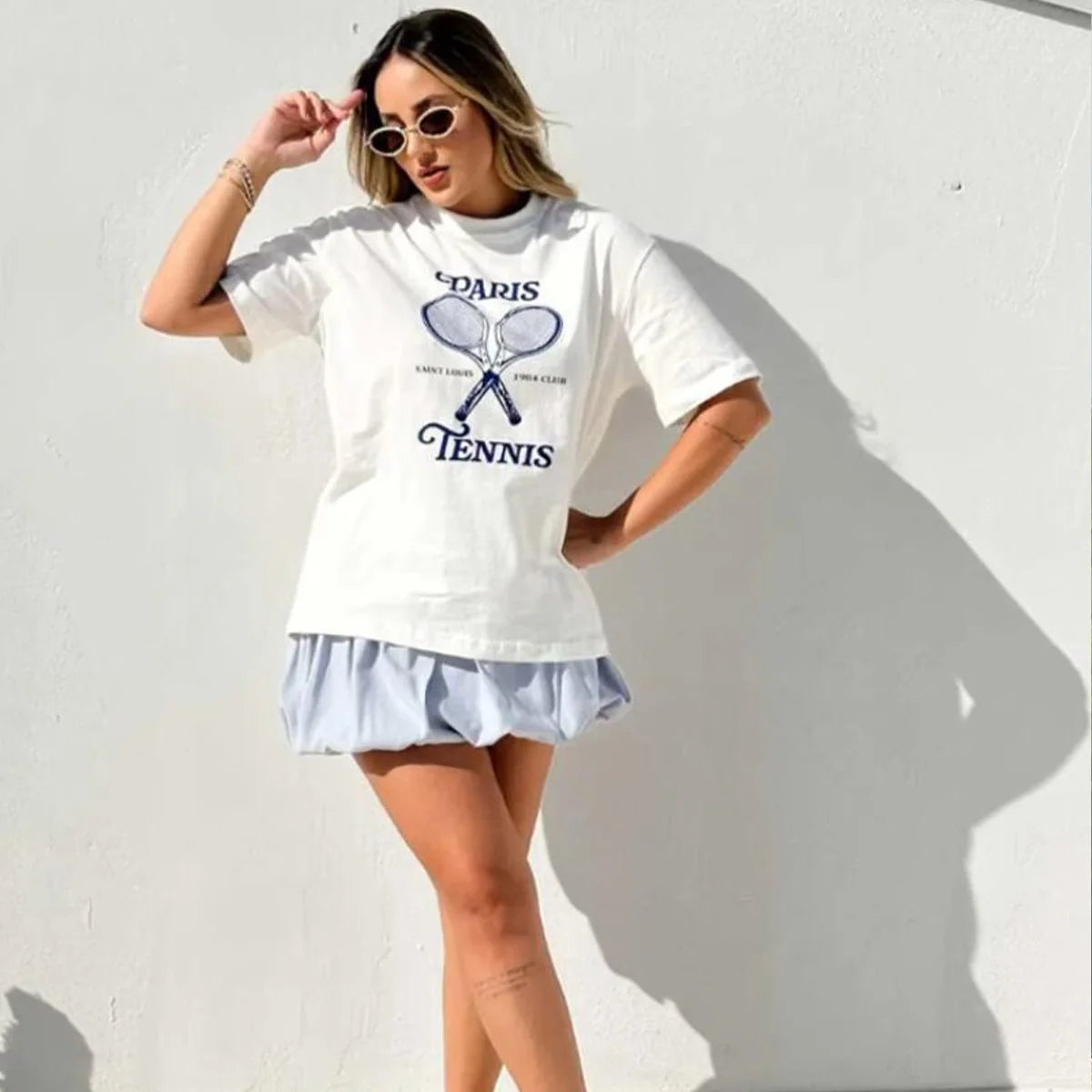 Paris Tennis Tee - Dollella