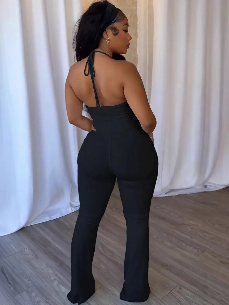 Eclipse Cutout Jumpsuit - Dollella