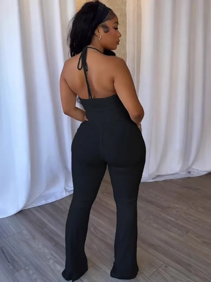 Eclipse Cutout Jumpsuit - Dollella