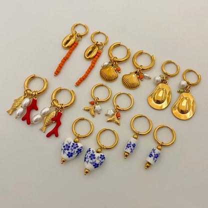 Twinkle Drop Charm Earrings Dollella