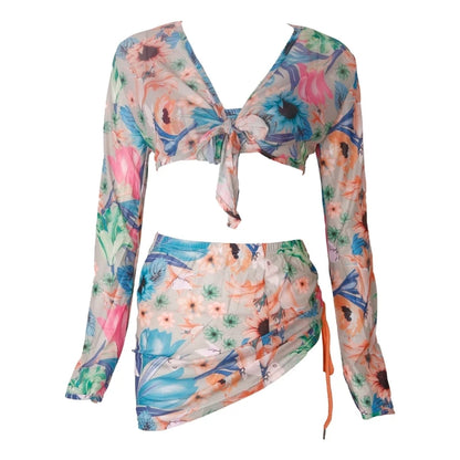 Sheer Bloom Vibe Set