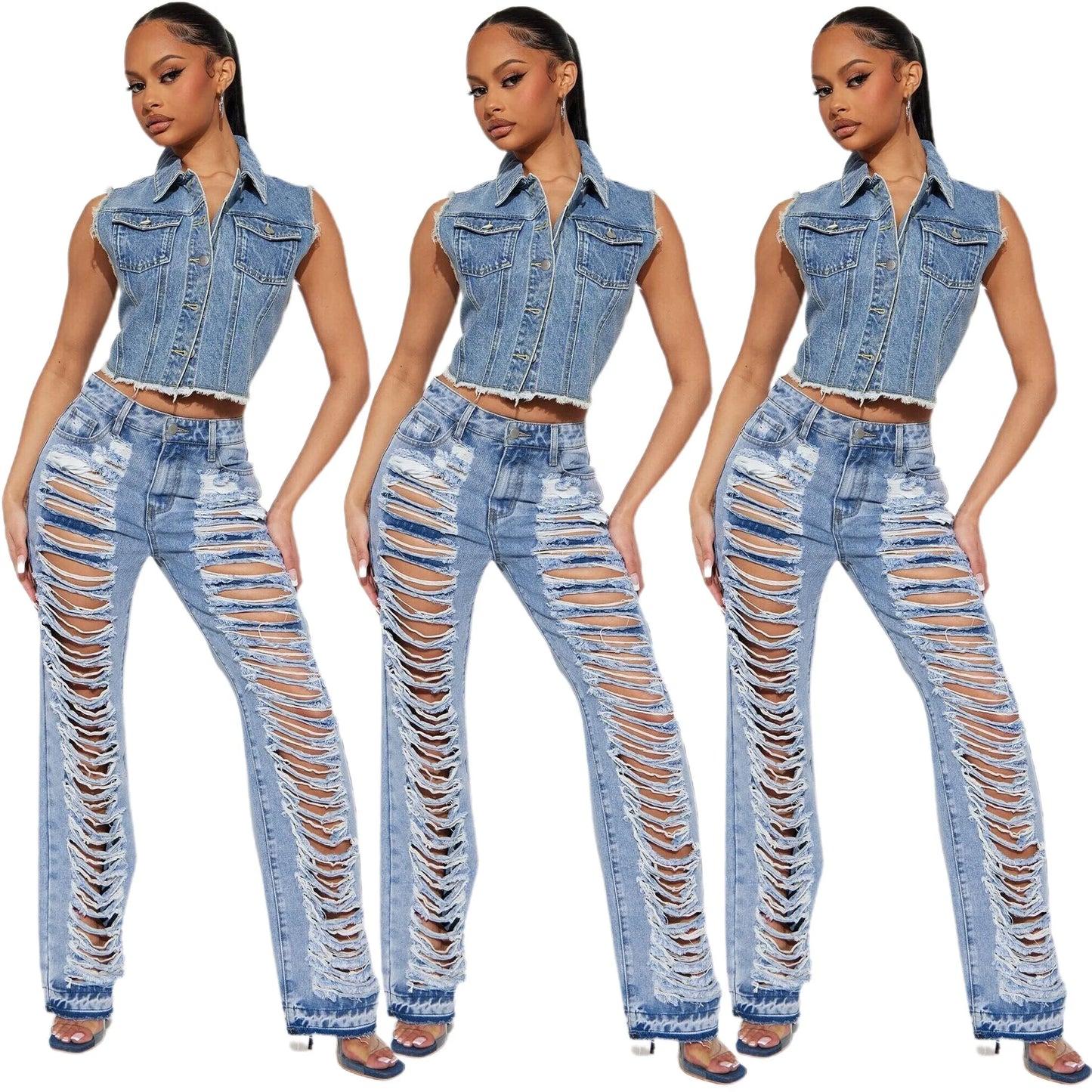 Iconic Rip High-Waist - Dollella