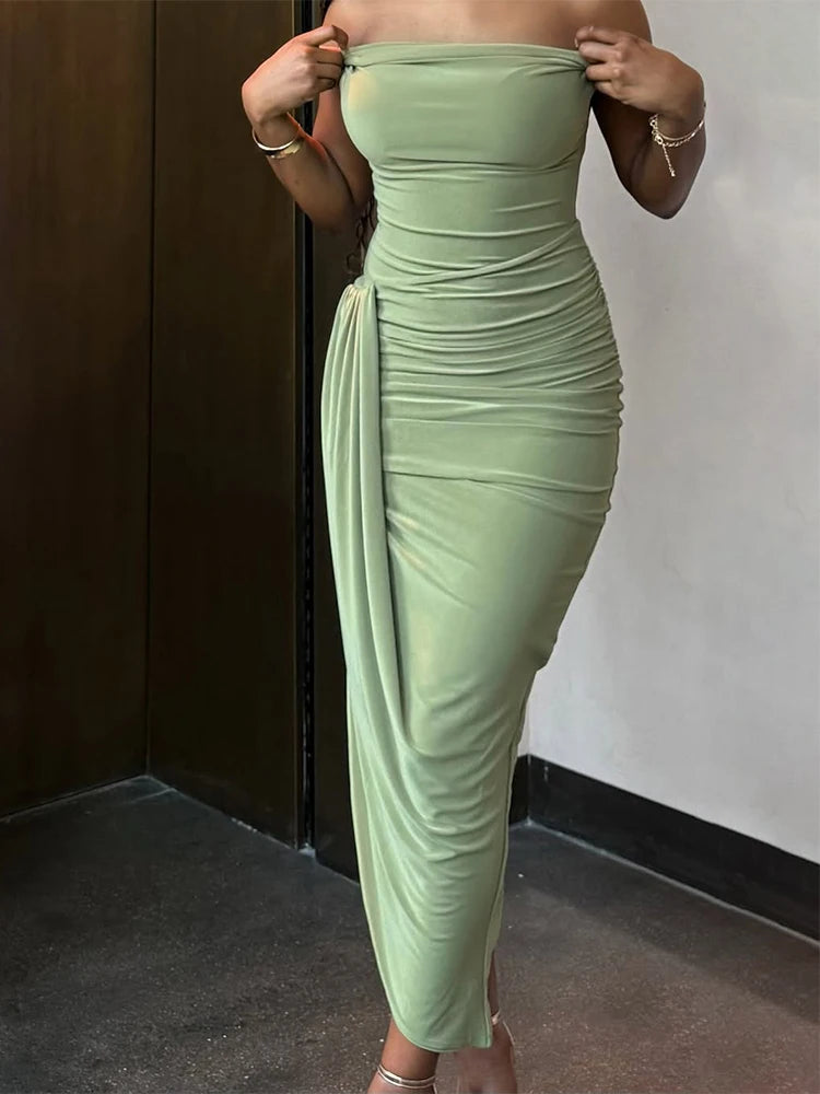 Sage Siren Bodycon Midi