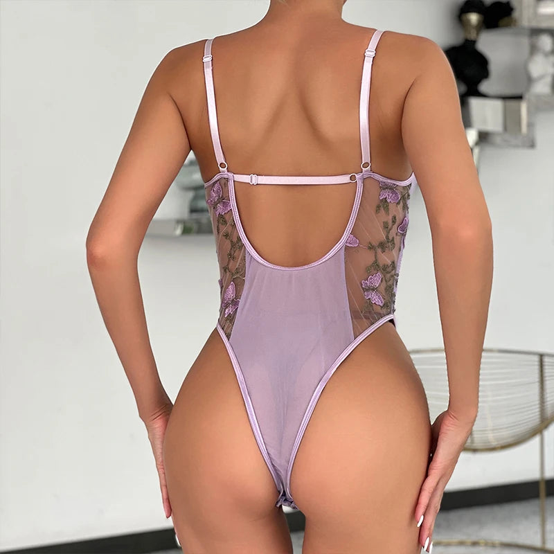 Whispering Wings Lace bodysuit Dollella