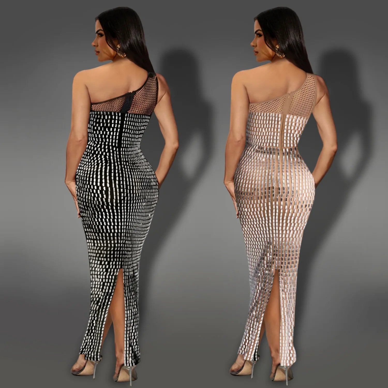 Midnight Radiance One-Shoulder Go Dollella
