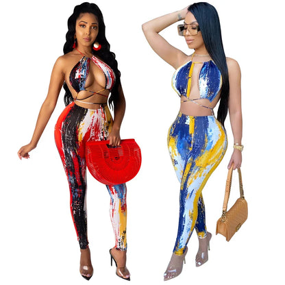 Rainbow Rush Lace-Up Set