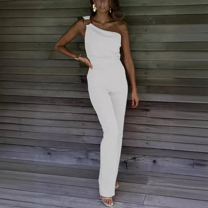 Glamorous One-Shoulder Suit