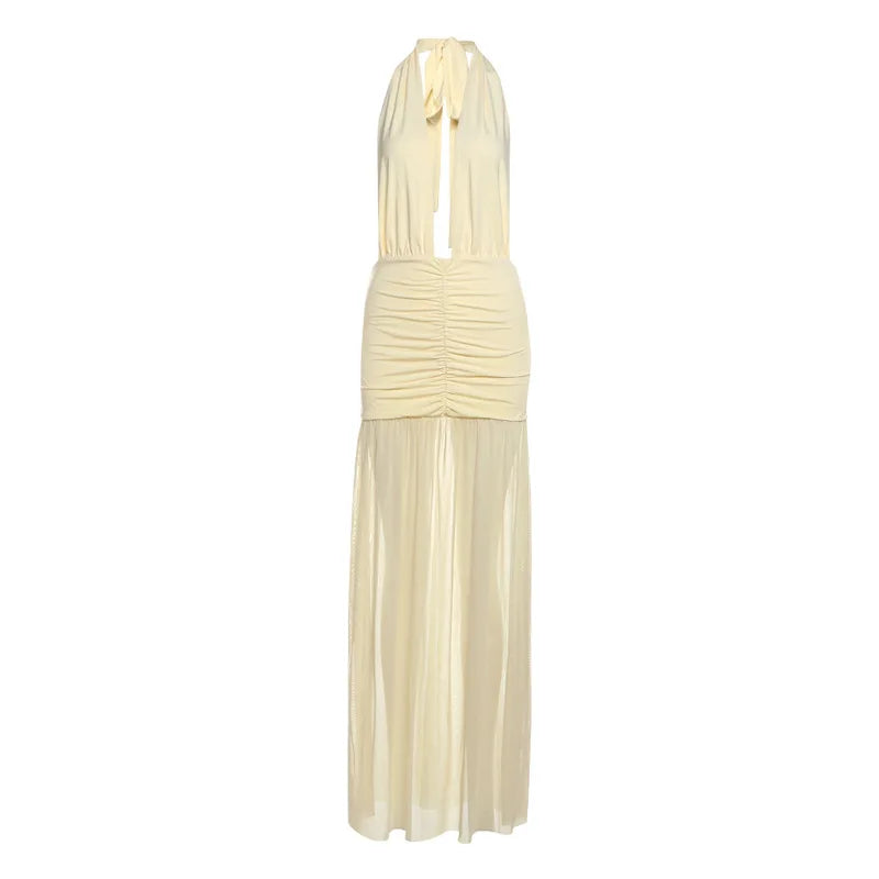 Starlight Halter Cocktail Dress - Dollella