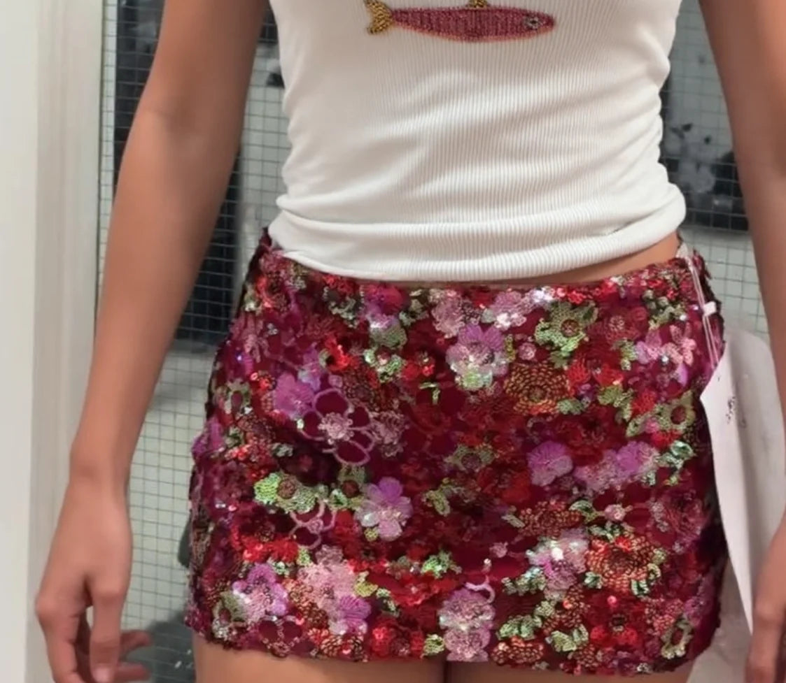 Lobster luxe tank & skirt co-ord - Dollella