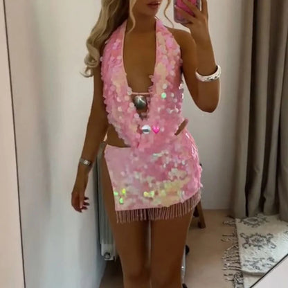 Barbiecore Sparkle Co-Ord Dollella