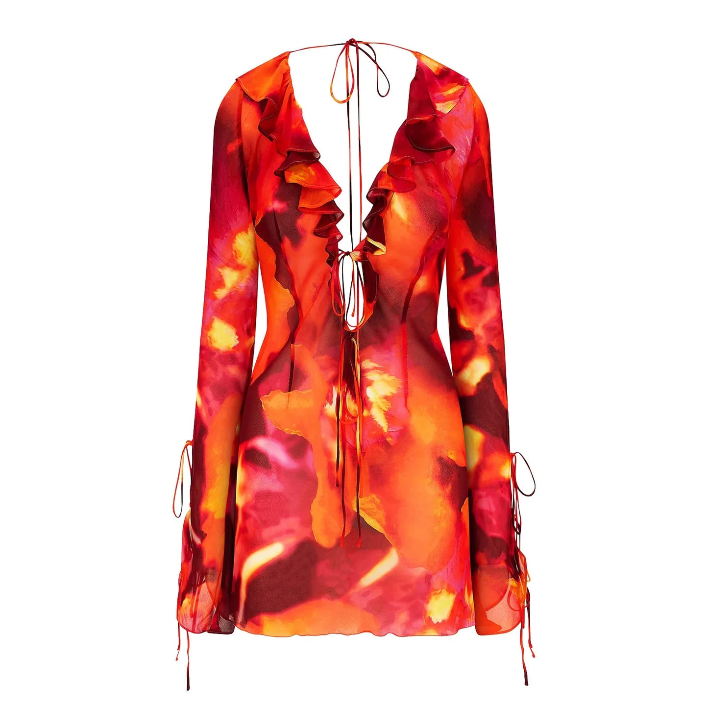 Dreamscape Swirl Mini Dress