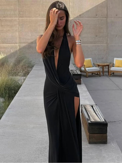 Swan’s Veil Maxi Dress - Dollella