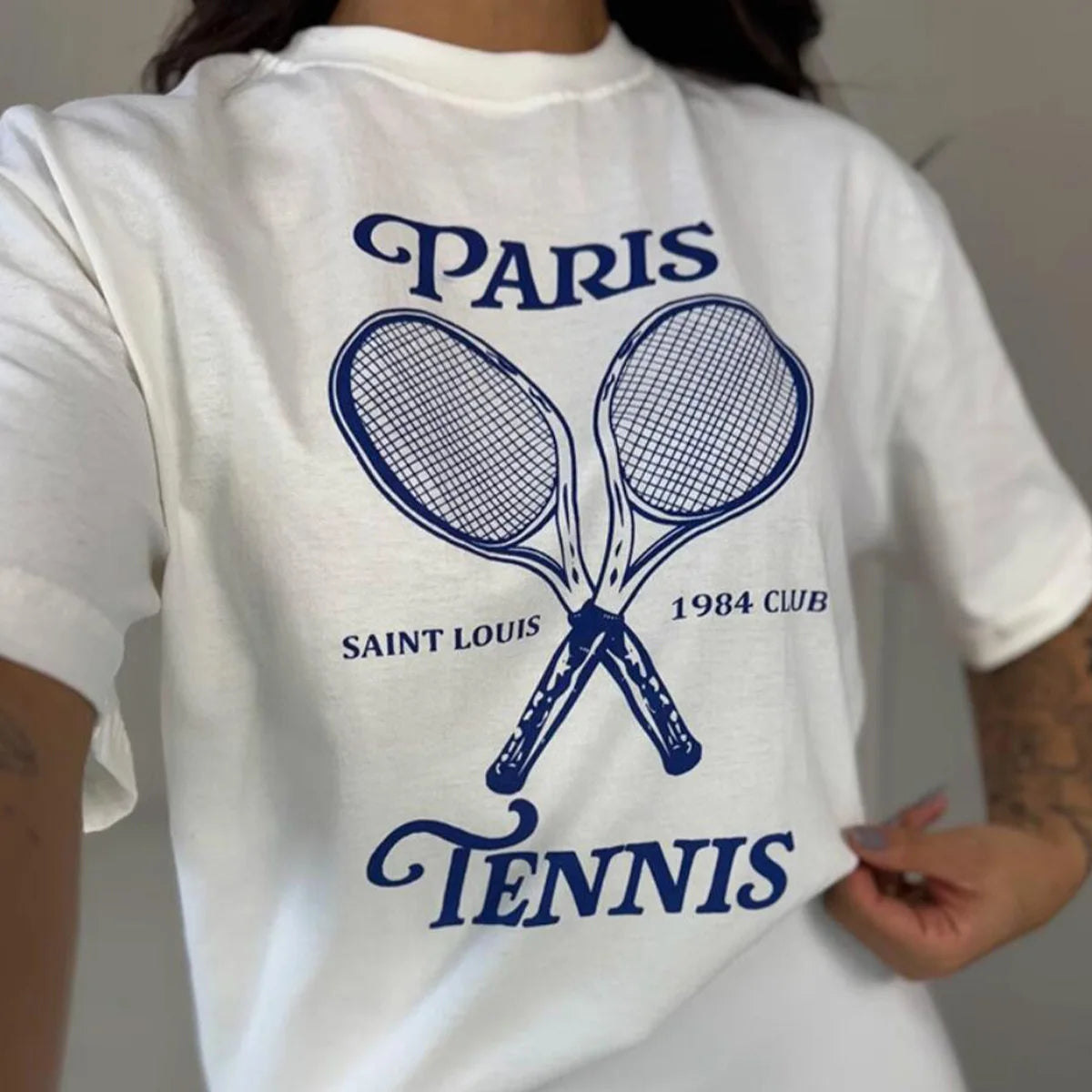 Paris Tennis Tee - Dollella