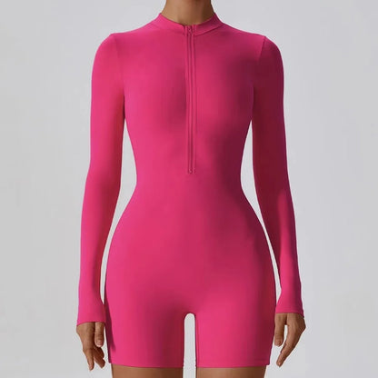 All-in-One Zip Romper - Dollella