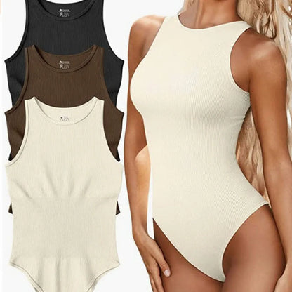 Essential Ribbed Bodysuit - Dollella