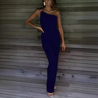 Glamorous One-Shoulder Suit