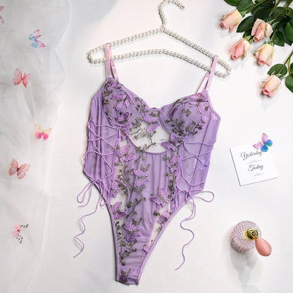 Whispering Wings Lace bodysuit Dollella