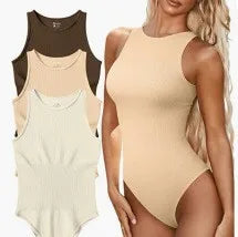 Essential Ribbed Bodysuit - Dollella