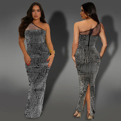 Midnight Radiance One-Shoulder Go Dollella