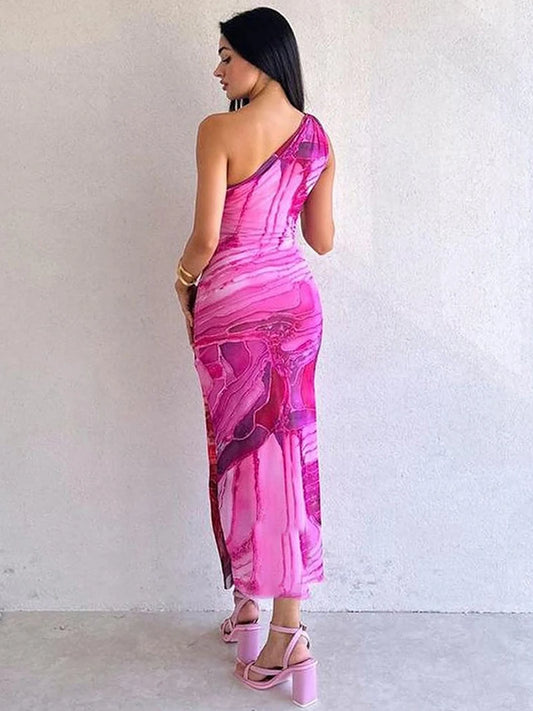 Prism Kiss Midi Bodycon