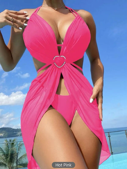 Trinity Jewel Halter Bikini - Dollella
